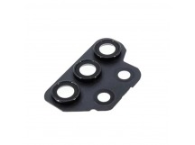 Стекло камеры для Samsung A325F Galaxy A32 в рамке (черный) (комплект 5шт)