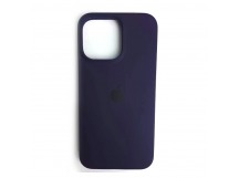Чехол силиконовый Silicone Case ORG iPhone 15 Pro Max темно-фиолетовый
