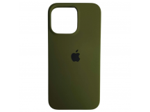 Чехол силиконовый Silicone Case ORG iPhone 15 Pro Max хаки