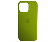 Чехол силиконовый Silicone Case ORG iPhone 16 Pro Max салатовый