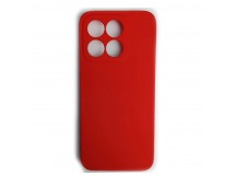 Чехол силиконовый Honor X8C Silicone Case без лого красный