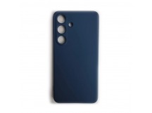Чехол силиконовый Samsung S25 Silicone Cover без лого синий