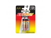 Элемент питания Трофи LR6-2BL ENERGY POWER Alkaline (40/320/15360)