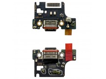 Шлейф для OPPO A5x 4G/A5 4G 2025 (CPH2725/CPH2727) плата на системный разъем/разъем гарнитуры/микрофон - Премиум