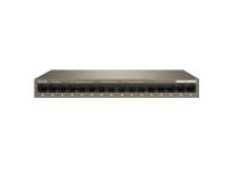 Коммутатор TENDA TEG1016M, 16 портовый гигабитный неуправляемый, 16-Port Gigabit Ethernet Switch (1/10)