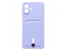 Чехол-накладка - SC304 с картхолдером для "Samsung Galaxy A07 4G" (light violet) (241632)
