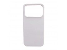 Чехол силиконовый iPhone 17 Pro Silicone Case без лого белый (02)