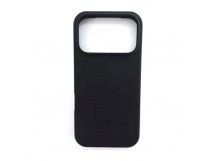 Чехол силиконовый iPhone 17 Pro Silicone Case без лого черный (18)