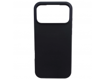 Чехол силиконовый iPhone 17 Pro Max Silicone Case без лого черный (18)