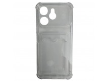 Чехол силиконовый Tecno Spark 40 с визитницей прозрачный