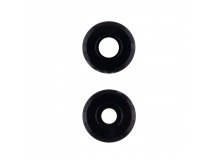 Стекло камеры для Tecno Spark Go 1 (KL4) (комплект 2 шт.) Черный