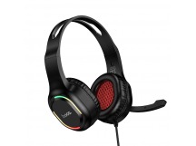 Игровые полноразмерные проводные наушники HOCO ESD21 черные