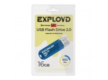 USB  16GB  Exployd  650  синий