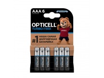Элемент питания OPTICELL TURBO MAX LR03 BL6 (6/72)