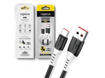 Кабель USB - TypeC UGETUS X82 Silicone (черный) 1м