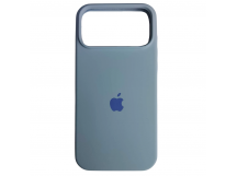 Чехол силиконовый Silicone Case ORG iPhone 17 Pro Max голубой (17)