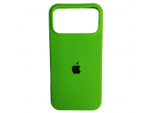 Чехол силиконовый Silicone Case ORG iPhone 17 Pro Max салатовый (10)
