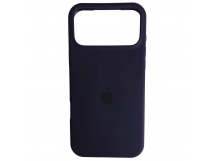 Чехол силиконовый Silicone Case ORG iPhone 17 Pro Max темно-фиолетовый (22)