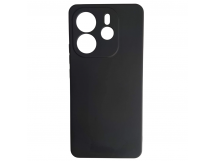 Чехол силиконовый Xiaomi Redmi Note 14 Silicone Cover без лого черный