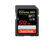 SDXC  512GB  SanDisk Class 10 Extreme Pro V30 UHS-I U3 (200 Mb/s)