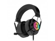 Гарнитура игровая DEFENDER Grendel черный, RGB, провод 2 м (1/20)