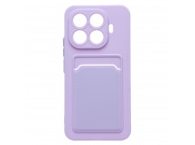 Чехол-накладка - SC337 с картхолдером для "Xiaomi 15T Pro" (light violet) (242324)