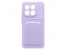Чехол-накладка - SC337 с картхолдером для "Xiaomi 15T" (light violet) (242305)