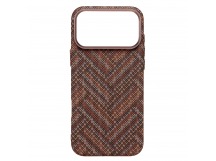 Чехол-накладка Luxo Creative PC для "Apple iPhone 17 Pro Max" (146 ) (brown/beige) (243455)