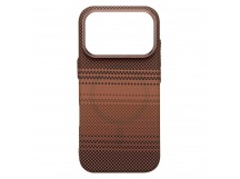 Чехол-накладка Luxo Creative PC для "Apple iPhone 17 Pro" (145 ) (brown/orange) (243449)