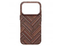 Чехол-накладка Luxo Creative PC для "Apple iPhone 17 Pro" (146 ) (brown/beige) (243450)