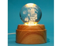 Декор - Снежный шар 6см (3D-005) (multi color) (243423)