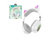 Полноразмерные Bluetooth наушники HOCO ESD13 Cat (белый) мятая упаковка