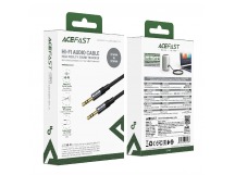 Аудиосоединитель Acefast J10 AUX 3,5мм-3,5мм, 1м черный