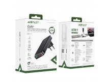 Сетевое зарядное устройство ACEFAST A100 PD65W GaN (2C1A), цвет черный