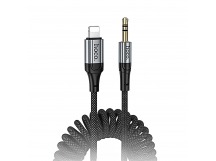 Кабель Lightning - 3.5mm Hoco UPA33A Nuevo 100см   (black) (241485)