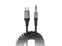 Кабель Type-C - 3.5mm Hoco UPA33B Nuevo 100см   (black) (241486)