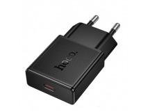 Адаптер Сетевой Hoco N72 Mini PD Type-C 3A/20W (black) (242966)