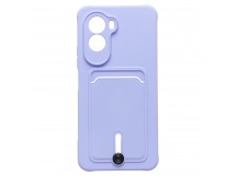 Чехол-накладка - SC304 с картхолдером для "Xiaomi Poco M7 4G" (light violet) (241689)