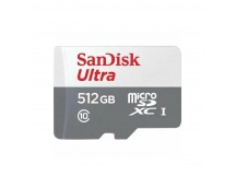 MicroSDXC  512GB  SanDisk Class 10 Ultra UHS-I (100Mb/s) без адаптера