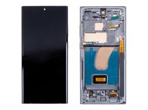 Дисплей для Samsung Galaxy S23 Ultra (S918B) модуль с рамкой Зеленый - (OLED)