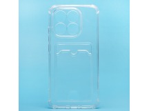 Чехол-накладка - SC276 с картхолдером для "Xiaomi 15T" (transparent) (242306)