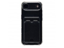 Чехол-накладка - SC300 с картхолдером для "Apple iPhone 17 Air" (black) (242578)