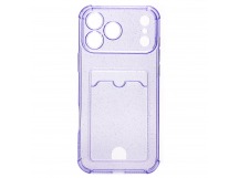 Чехол-накладка - SC300 с картхолдером для "Apple iPhone 17 Pro Max" (violet) (242584)