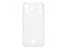 Чехол-накладка - SC300 с картхолдером для "Apple iPhone 17 Pro Max" (white) (242585)