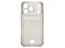 Чехол-накладка - SC300 с картхолдером для "Apple iPhone 17 Pro" (black) (242574)