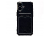 Чехол-накладка - SC300 с картхолдером для "Apple iPhone 17" (black) (242570)