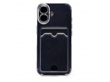 Чехол-накладка - SC300 с картхолдером для "Apple iPhone 17" (white) (242571)