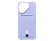Чехол-накладка - SC304 с картхолдером для "Tecno Pova 7 Pro 5G" (light violet) (241465)