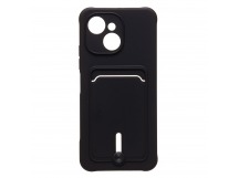 Чехол-накладка - SC304 с картхолдером для "Tecno Spark 40C" (black) (241444)