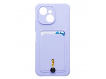 Чехол-накладка - SC304 с картхолдером для "Tecno Spark 40C" (light violet) (241446)